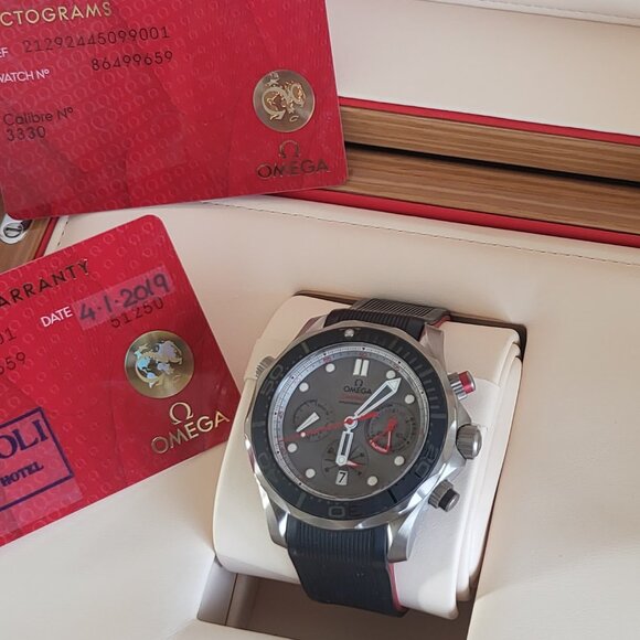 Omega, Seamster 300 ENTZ Titanium mens watch, LIMITE EDITION - Picture 3 of 6